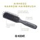 Kent AH10G Airhedz Pro Narrow Pin Hair Brush Narrow Cushion Paddle Brush - Taming Fat Pins, Detangling Long Thick and Curly Hair, Scalp Massager and Growth Stimulator for All Hair Types(Fat Pin, Grey)