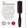 Altesse 1425P Narrow Natural Bristle Hair Brush Styling Brush with 5 Rows Boar Bristle Hair Brush Flat Beechwood Handle. Stiff Bristle Hair Brush for Men and Hair Brushes for Women Handmade in France