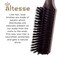 Altesse 1425P Narrow Natural Bristle Hair Brush Styling Brush with 5 Rows Boar Bristle Hair Brush Flat Beechwood Handle. Stiff Bristle Hair Brush for Men and Hair Brushes for Women Handmade in France