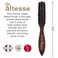 Altesse 320 PM Boar Bristle Beard Brush for Men Beard and Mustache Beard Grooming Kit Dark Beechwood Small Beard Brush Mini with 3 Rows of 100% Firm Boars Hair Beard Brush (5.5") Handmade in France