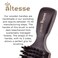 Altesse 1318P Boar Bristle Hair Brush for Men Beard and Mustache Beard Grooming Kit Dark Beechwood Hard Wave Brush for Men with 8 Rows of 100% Firm Natural Bristle Hair Brush Club Handmade in France