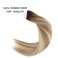 Sassina Tape in Hair Extensions Rooted Brown to Blonde Soft Invisible Seamless Skin Weft Tape in Human Hair Extensions 18 Inch Double Side Reusable Tape in Extensions 50gram 20pcs/Set