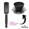 KareCo Tunnel Vent Hair Brush for Blow Drying, Detangling Hairbrush for Women   Vented Brush with Rubber Handle