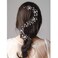 Unicra Flower Bride Wedding Hair Vine Crystal Bridal Headbands Flower Girls Headpiece Pearl Hair Accessories for Women and Girls (Silver)