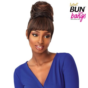 Sensationnel PREMIUM SYNTHETIC HAIR INSTANT BUN WITH BANGS - ADA (4)