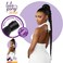 Sensationnel Lulu pony wrap hairextensions- 1 high heat synthetic yaki pony tail or up do hair wig piece (4 MEDBROWN)