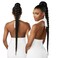 Sensationnel Lulu pony wrap hairextensions- 1 high heat synthetic yaki pony tail or up do hair wig piece (4 MEDBROWN)