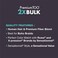 Sensationnel PremToo bulk weaving &ndash; 2x deep human hair blend for boho, knotless box or curly loose wave styles - 1 pack (18 inch, 27 HONEYBLONDE)