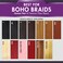 Sensationnel PremToo bulk weaving &ndash; 2x deep human hair blend for boho, knotless box or curly loose wave styles - 1 pack (18 inch, 4 MEDBROWN)