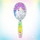 Unicorn Girls Confetti Hair Brush, Rainbow Color, Ages 3+