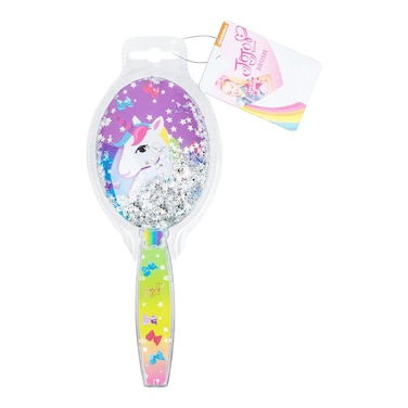 Unicorn Girls Confetti Hair Brush, Rainbow Color, Ages 3+