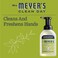 MRS. MEYER'S CLEAN DAY Foaming Hand Soap, Lemon Verbena 10 Fl Oz (Pack of 6)