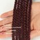 Ombre Box Braids Crochet Hair 24 Inch Medium box braid Pre-Looped Crotchet Box Braids 3X Box Braid Kanekalon Synthetic Hair Extension (24 Inch,Black-Wine)