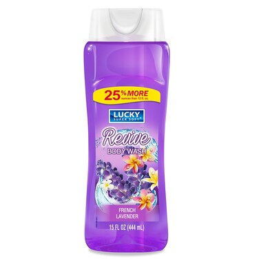 Lucky Super Soft Body Wash, Lavender, 15 Ounce