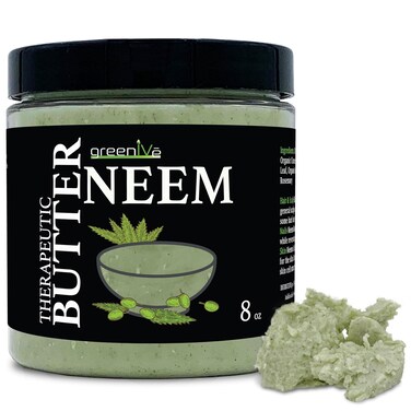 GreenIVe - Neem Butter - Body Butter - All Natural - Soothing - Moisturizing - Exclusively on Amazon (8 Ounce)