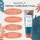 Saavy Naturals Tahitian Vanilla Body Cream for Men &amp; Women, Absorbent Shea Butter Vegan Formula, Thick and Creamy, Naturally Scented Body Lotion for Dry Skin, 8.5 Oz, 2 Pack. Made in the USA