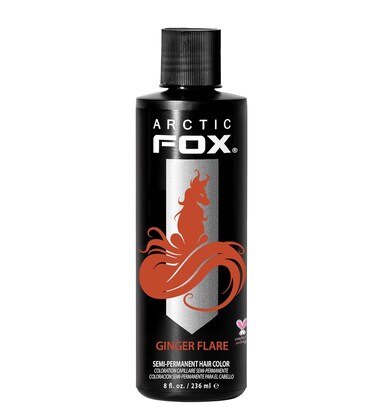 ARCTIC FOX Vegan and Cruelty-Free Semi-Permanent Hair Color Dye (8 Fl Oz, GINGER FLARE)