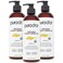 PURA D'OR ORGANIC Wheat Germ Oil (16 Oz x3 = 48 Oz) 100% Pure &amp; Natural USDA Certified Cold Pressed Carrier Oil - Vitamin E Rich, Moisturizing &amp; Nourishing Anti-Aging Properties - Healthy Hair Growth
