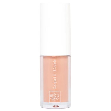 M2U NYC Hydrating Liquid Blush, Soft Cream Blush Makeup, Liquid Blush for Cheeks, Weightless, Long-Wearing, Smudge Proof (Peach-Sweet Peach)