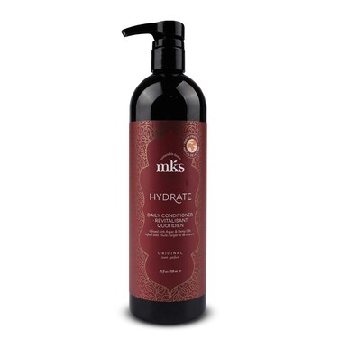 Earthly Body MKS eco Hydrate Conditioner - Nourish &amp; Moisturize Hair, Protect Against Breakage - Moroccan Argan Oil, Hemp Seed Oil - Vegan, Cruelty Free