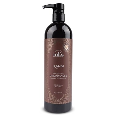 MKS eco Kahm Smoothing Conditioner, Original Scent - Detangle, Moisturize &amp; Repair Hair - With Moroccan Argan Oil, Hemp Seed Oil &amp; Vegetable Keratin Protein - Vegan, Cruelty Free