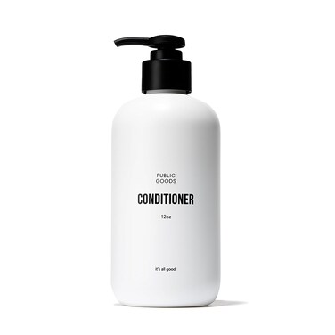 Public Goods Conditioner for Women &amp; Men   Natural Conditioner to Protect &amp; Moisturize Dry Hair   Made with Organic Essential Oils   Sulfate &amp; Paraben Free   Vegan Friendly   12 Fl Oz Bottle