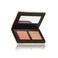 Kevyn Aucoin The Art of Blush &amp; Glow, PEACH: Sculpt &amp; define makeup compact DUO palette with warm, coral-toned matte blush (Dahlia) plus a glow of the highlighter (Golden Haze). Universally flattering
