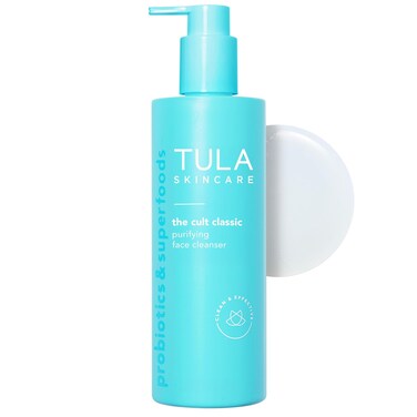 TULA Skin Care Cult Classic Purifying Face Cleanser - Gentle and Effective Face Wash, Makeup Remover, Nourishing and Hydrating