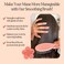 INH Boar Bristle Hair Brush   Smoothing Detangler Brush with Soft Vegan Mixed Bristles for Wet &amp; Dry Hair   Detangling Anti-Frizz Wood Paddle Brush for Wig, Extensions, Human &amp; Synthetic Hair   Peach
