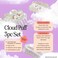 INH Hair Claw Clips &amp; Wide Tooth Comb Set   3 pc Acetate Hair Accessories