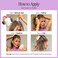 INH Hair Claw Clips &amp; Wide Tooth Comb Set   3 pc Acetate Hair Accessories