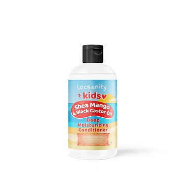 Locsanity Shea and Mango Kids Moisturzing and Deep Conditioning Conditioner, 12 oz, for Natural, Kinky and Curly Hair, Locs