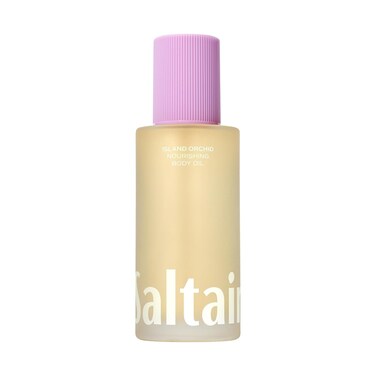 Saltair Body Oil. Luxurious Island Orchid After Shower and Bath Oil Moisturizer for Women. Botanical, Non-Greasy, and Well-Absorbing Lotion for Hydrating Dry Skin. 4oz Glass Pump Bottle