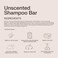 The Earthling Co. Shampoo Bar - Promote Hair Growth, Strengthen &amp; Volumize All Hair Types - Paraben &amp; Sulfate Free formula with Natural, Vegan Ingredients for Dry Hair (Fragrance Free, 3 oz)
