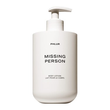 PHLUR Missing Person Body Lotion - Moisturizes &amp; Replenishes Dry Skin - Floral Body Lotion for Women &amp; Men with Bergamont, Musk, Orange &amp; Sandalwood (16 Fl Oz)