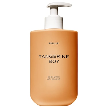 PHLUR Tangerine Boy Body Wash - Gentle Gel-Serum Cleanser - Sulfate-Free with Antioxidants &amp; Vitamins - Citrus Body Wash for Women &amp; Men - Lemon, Ginger, Tangerine, Jasmine &amp; Black Pepper (16 Fl Oz)