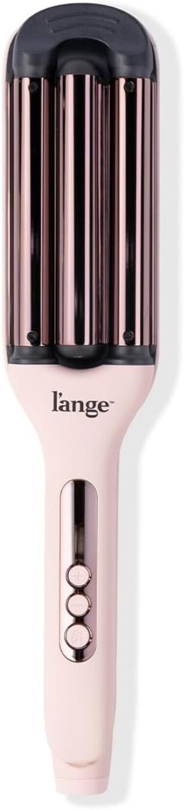 L'ANGE Hair Le Vogue Titanium Deep Waver Blush     Titanium 3 Barrel Waving Tool   10-Second Smart Timer for Easy Styling   Adjustable Temperature: 250-450&deg;F