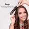 L'ANGE HAIR Ondul&eacute; Ceramic Curling Wand   Professional Hot Tools Curling Iron 1.25 Inch   Salon Hair Styling Wands for Beach Waves   Best Hair Curler Wand for Frizz-Free, Lasting Curls