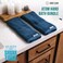 Sand Cloud Turkish Bath Towels for Bathroom, Set of 2 (Atom Blue, Large) - Luxury Soft Linen Turkish Organic Cotton is Luxurious &amp; Absorbent - Premium Shower &amp; Bathroom Towels Dry Faster