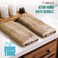 Sand Cloud Turkish Bath Towels for Bathroom, Set of 2 (Atom Sand, Large) - Luxury Soft Linen Turkish Organic Cotton Yarn is Luxurious &amp; Absorbent - Premium Shower &amp; Bathroom Towels Dry Faster