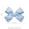 HAIRBOWS Girls' 2 Pack of Grosgrain Hair Bows with Knot Wrap Center on Hair Clips, All Ages and Hair Types, 6 Inch Bows, Green