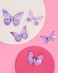 xo, Fetti Purple Butterfly Rhinestone Organza Hair Clips - 5 pcs   Bachelorette Party Favors, Birthday Girl Accessory, Concert Party Decorations, Rave Hair Supplies, Festival
