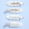 xo, Fetti Bride Beauty Clips - 4 pc   Bachelorette Party, Blue White Bridal Hair Clip, Wedding Get Ready With Me, Bridal Shower Favor, Wedding Accessory
