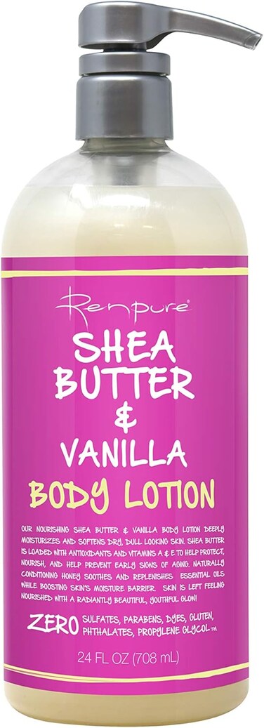 Renpure Shea Butter &amp; Vanilla Body Lotion, 24 fl oz