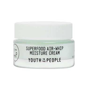 Youth To The People Superfood Air-Whip Moisture Cream, 48-Hr Hydrating Face Moisturizer, Hyaluronic Acid, Kale and Green Tea for Glowing Skin, Non-Greasy, Vegan