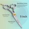 5" Mustache And Beard Scissors for Men, Salons, Barber, Hairdresser &amp; Professional   Hair Cutting Scissors made with Stainless steel for Trimming   Grooming Scissors for Facial, Nose, Ear Hair