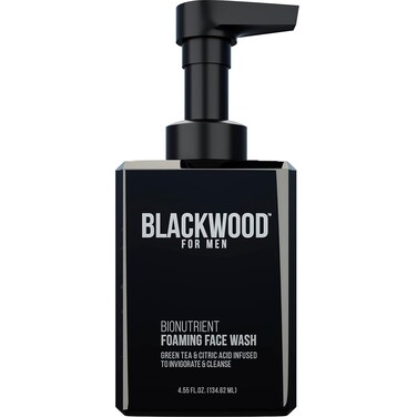 Blackwood For Men BioNutrient Foaming Face Wash - Gentle Daily Acne Facial Cleanser For Dry to Sensitive Skin - Deep Cleanse for Exfoliation - Paraben Free, Sulfate Free, &amp; Cruelty Free (4.45 oz)