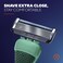 Dollar Shave Club   The Guest Pass Shave Set   2 Extra Close Refill Cartridges, 1 Handle (Green), 1 Razor Cover