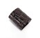 Mia Tony Pony, Ponytail Cuff, Hair Accessory, Embossed Crocodile Design Patent Leather, on Elastic Rubber Band, Beautiful Chocolate Brown, 1.75 Inches Wide, for Women and Girls, 1pc