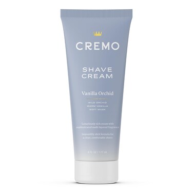 Cremo Vanilla Orchid Moisturizing Shave Cream, Astonishingly Superior Ultra-Slick Shaving Cream for Women Fights Nicks, Cuts and Razor Burn, 6 Fl Oz